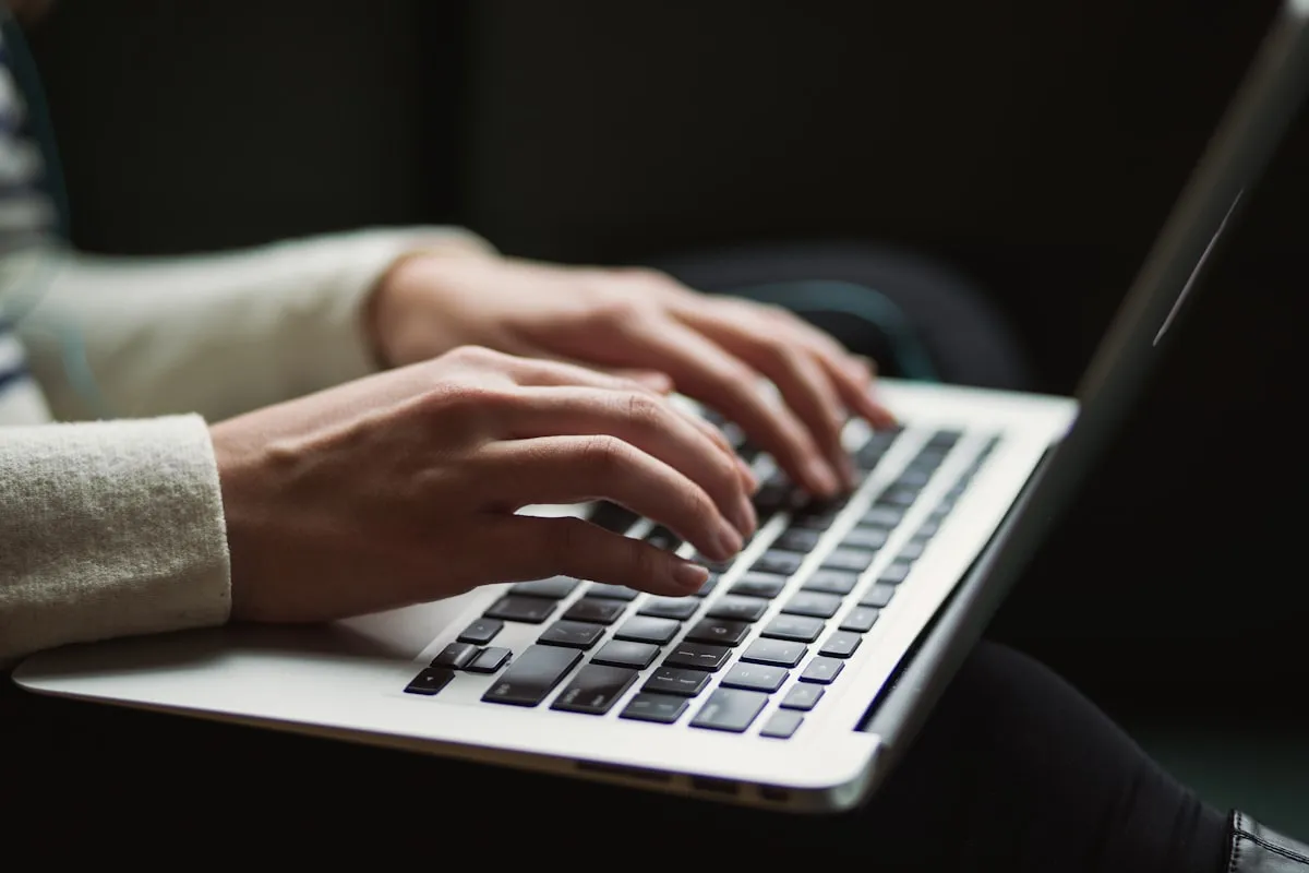 Laptop with a buyer working through Marketplace filters